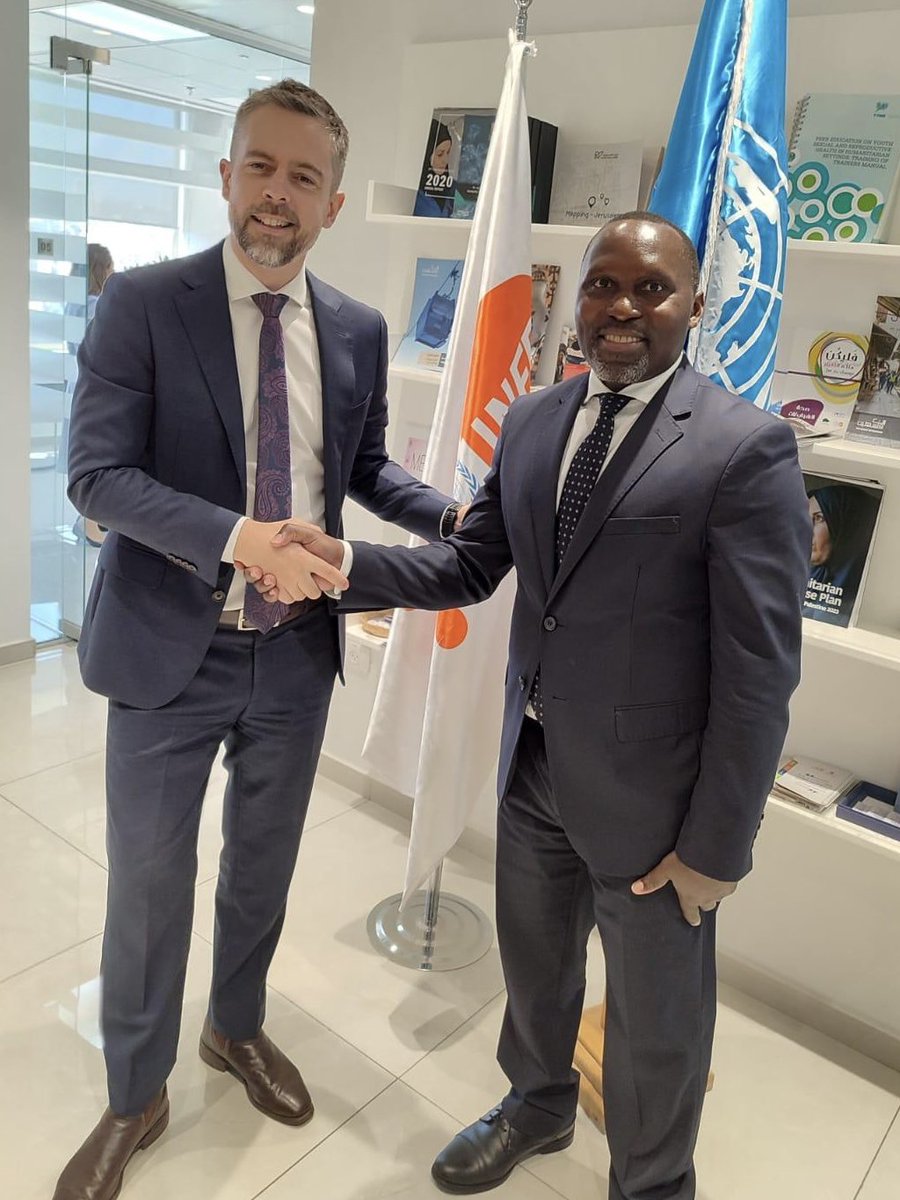 AusRepPal's tweet photo. @UNFPAPalestine is delivering vital reproductive & menstrual support to women and girls in the OPTs. Great to meet new Country Director @NOwomuhangi to discuss our partnership and the $10 million in additional 🇦🇺 funding announced yesterday for UNFPA and @UNICEFpalestine. https://t.co/WWTru0tbk1