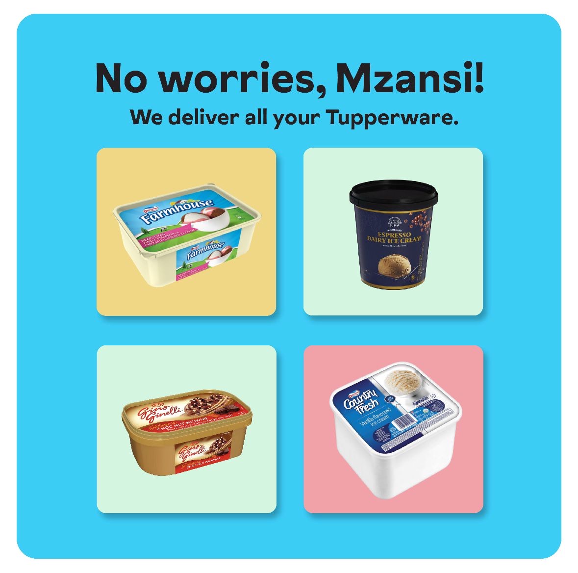 Mzansi, we’ll keep the Tupperware party going. 
Download the Mr D app today to shop PnP groceries at in-store prices. #justmrdit #Tupperware