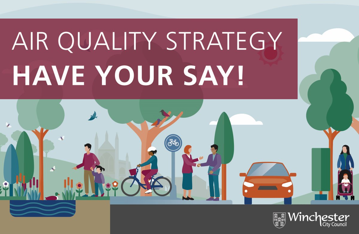 📣Have your say: Experts advise any level of air pollution can have an impact on health. We want to go above &amp; beyond national air quality targets across our district to help improve public health. We've outlined this is our draft air quality strategy 👇
winchester.gov.uk/air-quality-st….