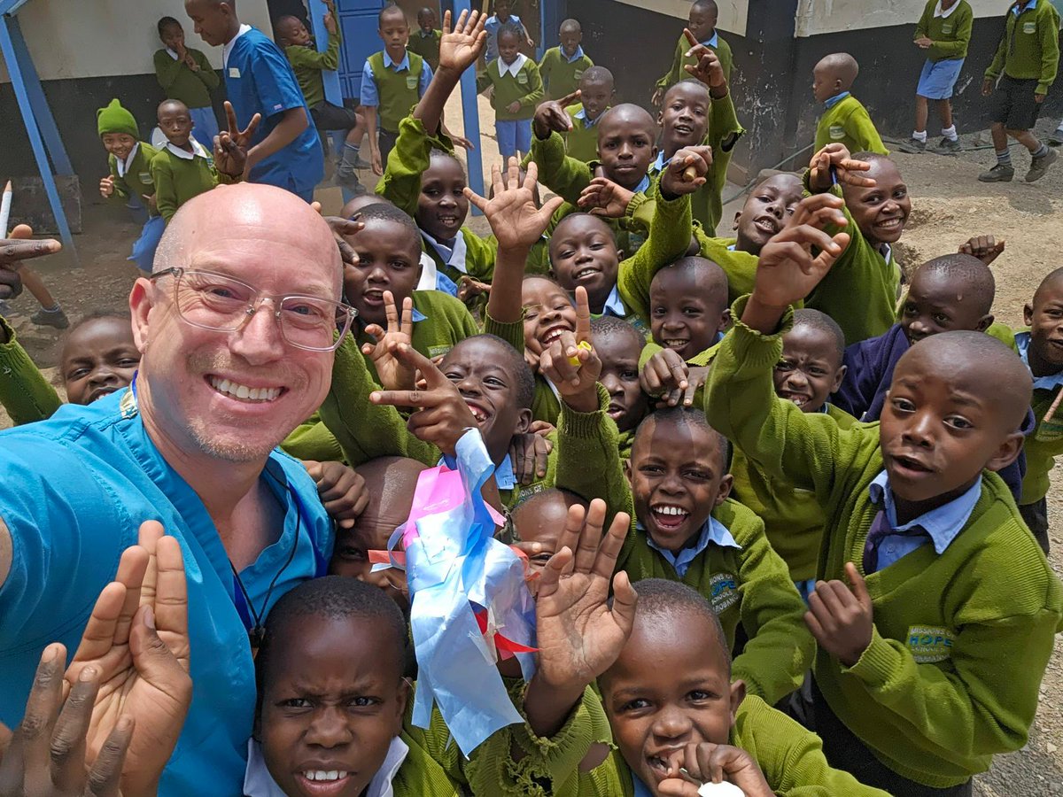 cholubaz's tweet image. As cool as the Safari was, the most rewarding was loving on and caring for the kids in the slums of Nairobi. We cared for and treated a little over 800 kids in the week we were there. #MOHI