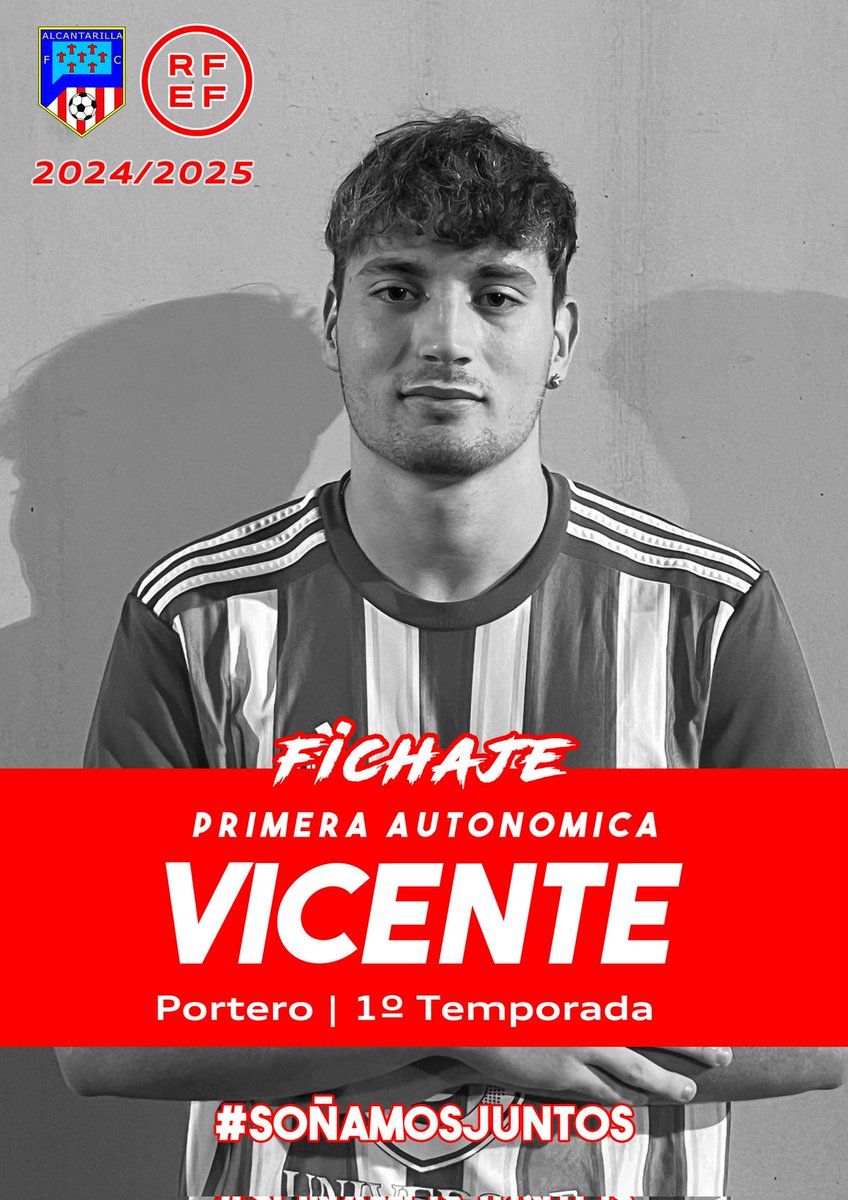 AlcantarillaFC's tweet photo. ✅📝 | #FICHAJES

⚽PRIMERA AUTONOMICA 

@Manu_pg89 regresa a casa, procede de la UD Alberca, 9 temporadas. VICENTE, guardameta, llega del EFM Churra tras ascender a LN. @aareso_ media punta, procedente del Beniajan. @iismael_9 extremo, procedente del Archena. 

#soñamosjuntos https://t.co/9bdpb5NpJm