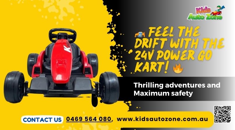 kidsautozone's tweet image. 🏎️ Feel the Drift with the 24V Power Go Kart! 🔥

Let your kids take control of the road with the 24V Power Go Kart featuring an exciting drift mode for smooth, controlled slides! 😎🔥

👉kidsautozone.com.au/products/24v-p…

#ElectricGoKart #OutdoorFun #KidsRideOn #KidsRideOnCars