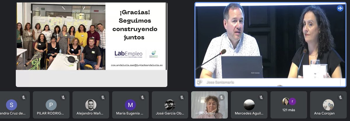 AnaCorojan's tweet photo. 🔚 Finalizamos una jornada llena de ideas, proyectos y mucho aprendizaje en #LabEmpleo 🧪@SAEmpleo #COEAndalucía de la mano de @NuVallejo y @ffranrojas

🙌 Seguimos innovando y construyendo el futuro del empleo 💡🚀 https://t.co/BXsy68N8cf