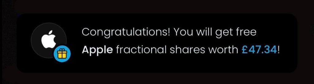 BeeMoneySavvy's tweet image. The Trading212 referral offer is back - last time I received a free £47 Apple share 📱

Download the app, complete registration &amp;amp; deposit at least £1 to get a free share worth £10-£100.

beemoneysavvy.com/trading212