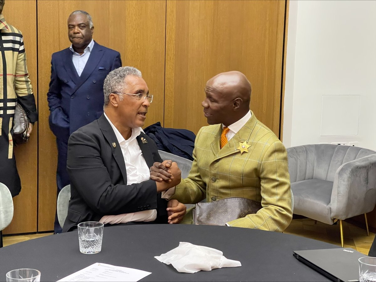 Banijay UK (@banijayuk) on Twitter photo An amazing night at the 𝐅𝐨𝐮𝐫 𝐊𝐢𝐧𝐠𝐬 screening, reliving a legendary era of British boxing through the eyes of those who were wearing the gloves. 
Starring Lennox Lewis, Frank Bruno, Chris Eubank and Nigel Benn
Prime Video, Friday 27th September
A @workerbee production An amazing night at the 𝐅𝐨𝐮𝐫 𝐊𝐢𝐧𝐠𝐬 screening, reliving a legendary era of British boxing through the eyes of those who were wearing the gloves. 
Starring Lennox Lewis, Frank Bruno, Chris Eubank and Nigel Benn
Prime Video, Friday 27th September
A @workerbee production