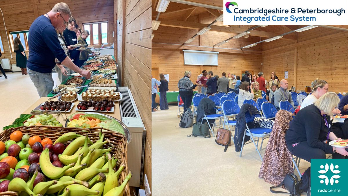 Rudd Centre Cambridge (@ruddcambridge) on Twitter photo Time to meet and eat before our workshop begins.
<a href="/CambsPboroICS/">Cambs & Peterborough Integrated Care System</a> #NHSRuddCentre Time to meet and eat before our workshop begins.
<a href="/CambsPboroICS/">Cambs & Peterborough Integrated Care System</a> #NHSRuddCentre