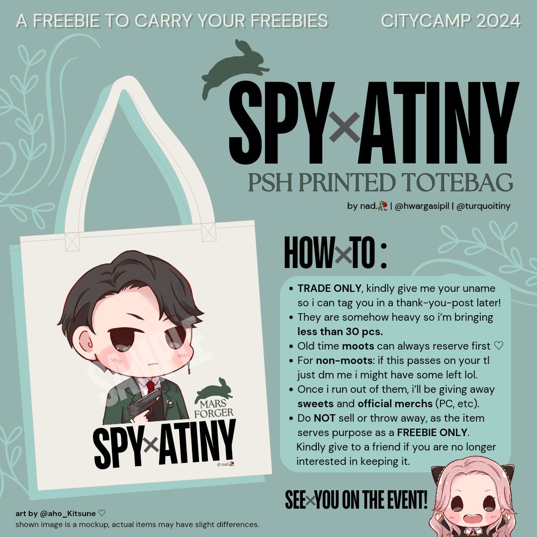 CITYCAMP 2024 Ateez Freebies for Atiny🐰💚

Here comes the last minute post lol tidak ada syarat aneh kok kecuali mengutamakan trade dulu. I'll be happy to see my dearest old and new moots so feel free to offer yours on DM! 💅

🐇 Indo Arena, Oct 5th
💖 Clues to find me on rep!