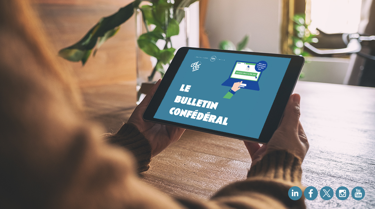 CFECGC's tweet photo. 🗞 Le Bulletin est sorti ! 

💬 La CFE-CGC à l’Élysée et à Matignon 
🗳Élections TPE 2024 : affiches, kit com', réseaux sociaux...
🗣Élections CSE au Groupe La Poste : la CFE-CGC mobilisée 
♻La CFE-CGC actualise sa communication sur l’engagement

👉 https://t.co/N3c05zIpIp https://t.co/p4znIme4Yo