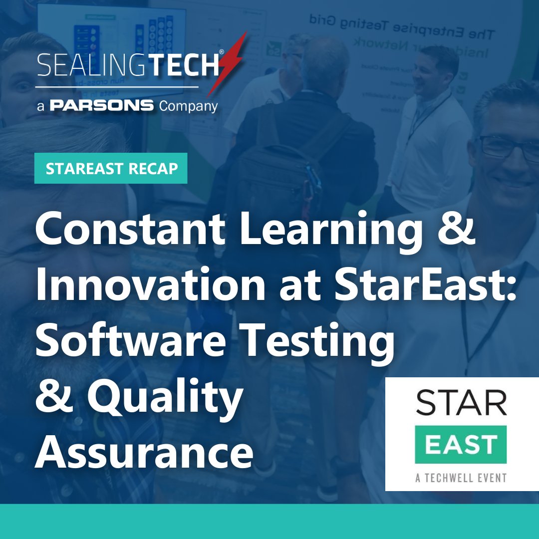 Sealing_Tech's tweet image. SealingTech attended the 2024 STAR East Conference, where our team immersed themselves in software testing. See how we use this knowledge and push the boundaries of testing innovation. Read more: bit.ly/3MoAGBq
#ConstantLearning #ContinuousInnovation