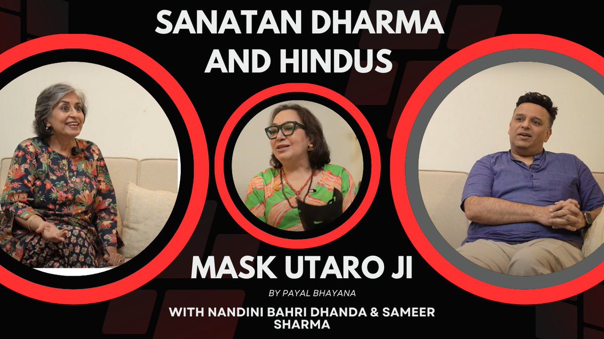 payalbhayana's tweet photo. https://t.co/p8hRXN04wk Will Hindus Survive Without The Backing of Any Political Party ….. क्या हिंदू जाग गया है या धीरें  धीरें जाग रहा है ? बात चीत करी है जी @NAN_DINI_  और @sameersharmaa के साथ। https://t.co/5tWXFKLvIa
