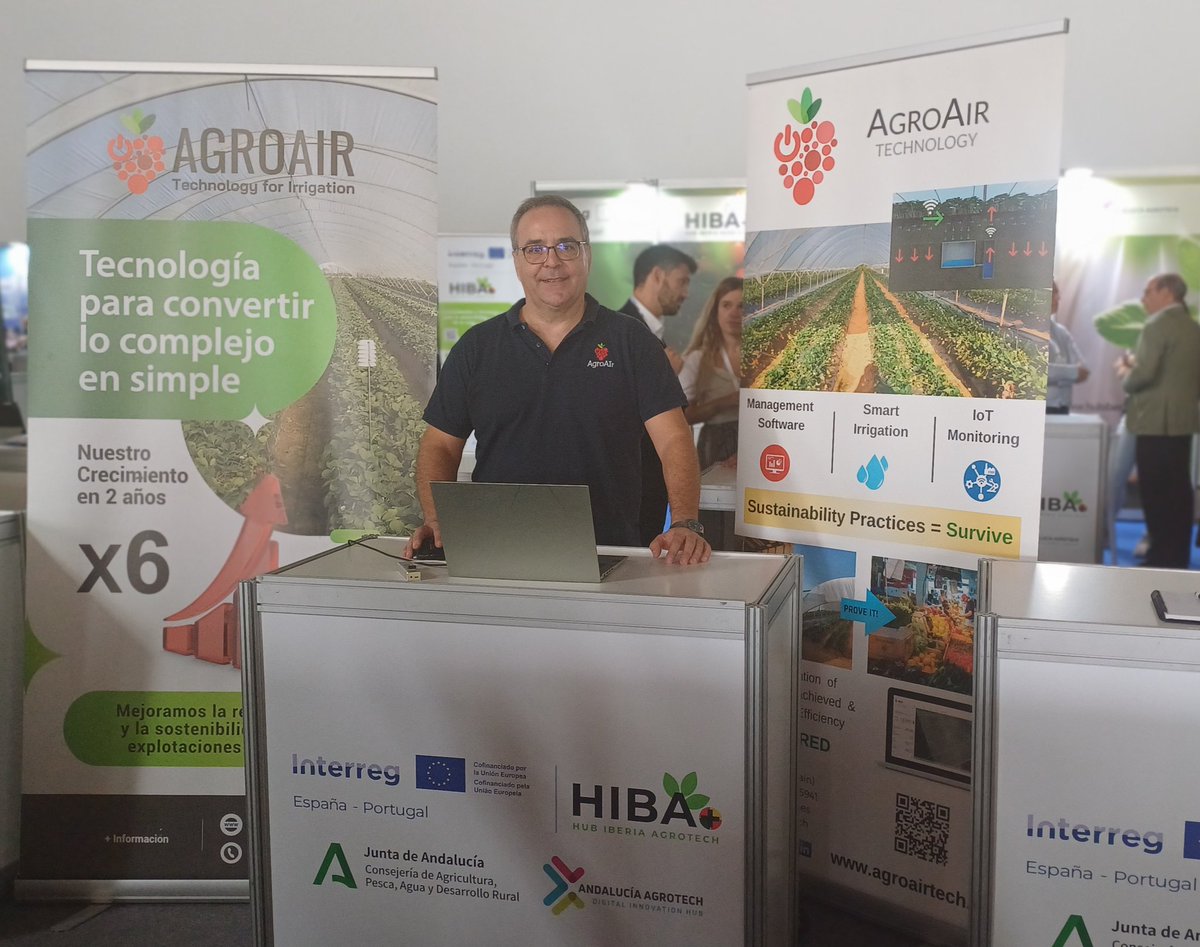 deivilozano's tweet photo. Hoy @AgroAir_Tech está en la III edición de @AAndalus_IV de la mano de @AndaluciaJunta @DIHAndAgrotech #HIBAProject https://t.co/U06ccYcCPt
