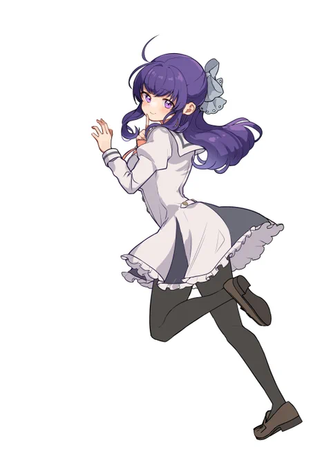 『しゅがー・みーつ・がーる!』2巻コミックス表紙メイキング⑥塗り途中の美都です!こうやって単独でも確認していきます～!#しゅがー・みーつ・がーる #しゅがみつ 