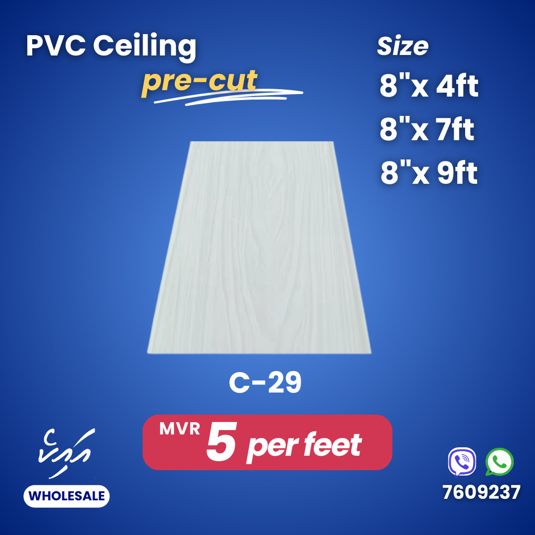 meikesale's tweet photo. ⚡SALE ❗❗❗⚡
PVC Ceiling, Pre-Cut! Only 5/- per feet!!
Viber 7609237 to order. https://t.co/8FddWl515h