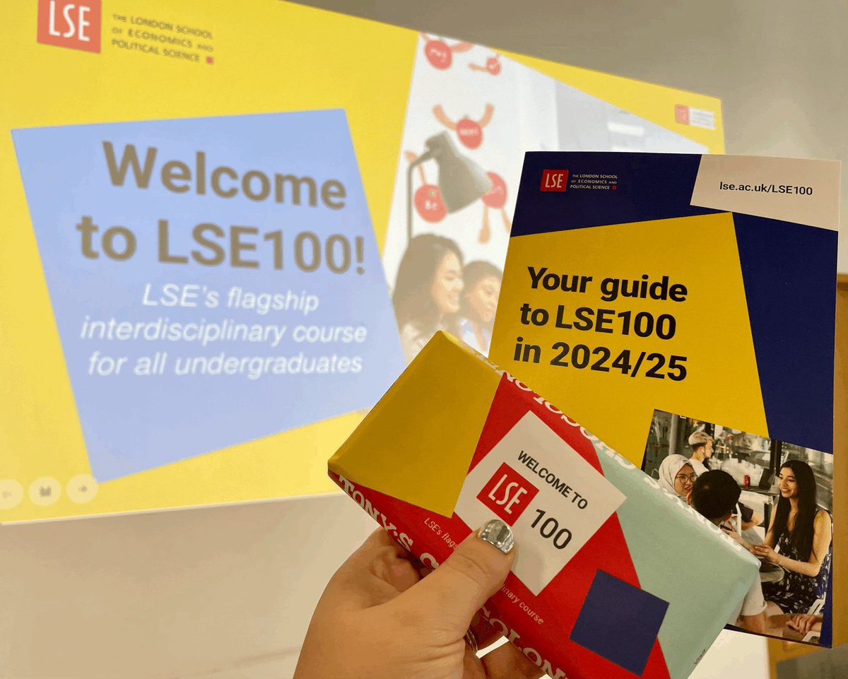 Welcome 2024 is in full swing 🎉🎉🎉

So far, we have met over 200 new students and look forward to meeting even more of the new LSE100 cohort in our remaining events! Find more info here: info.lse.ac.uk/current-studen…

📸: <a href="/jillianterry/">Dr Jillian Terry</a>