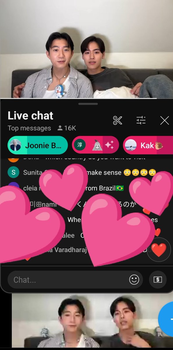 cath_smile's tweet photo. Happy 16k Live Viewers DaiShun.... 
WE LOVE DAISHUN
#DaiShun1stYoutubeLive https://t.co/FLJCUN4uCN