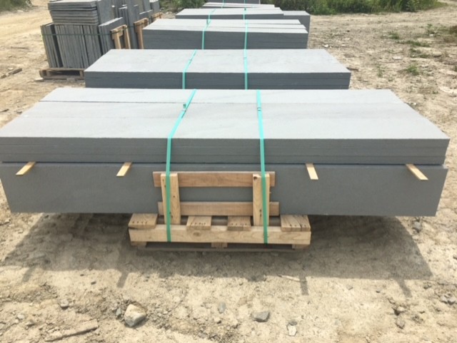 Let's talk Treads, Steps &amp; Landings!
American Stone &amp; Timber produces 1.5" and 2" Tread stock, as well as 6" Steps and large dimension Landing pieces. 
We offer radius and edge treatment for these applications as well. 
Give us a call to discuss your project (570)396-0526