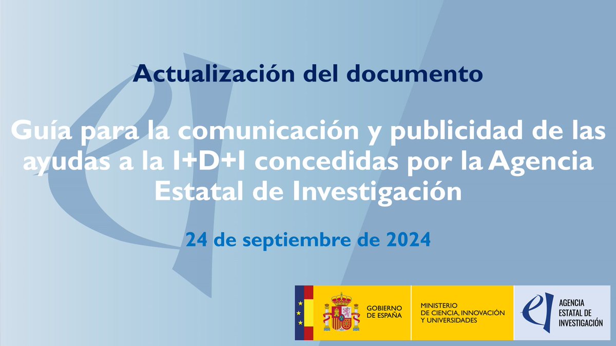 Agencia Estatal de Investigación tweet media