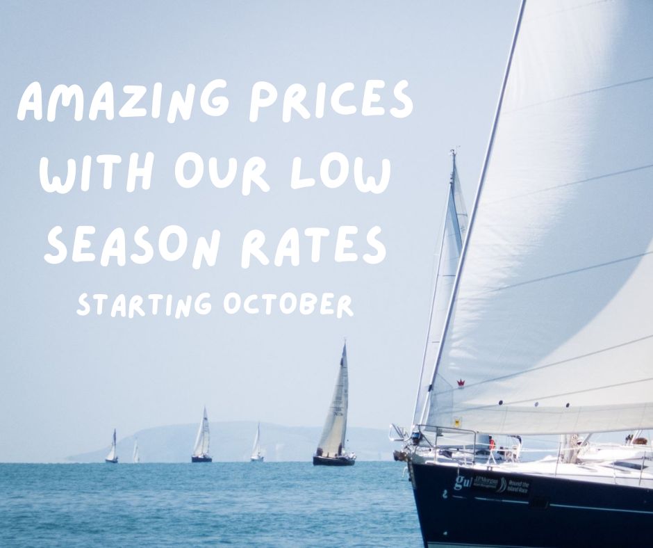 Our low-season rates are set to begin in just one week! Don’t miss the opportunity to experience the breathtaking beauty of autumn sailing at incredible prices ✨. 

Speak to our friendly team on 023 8045 7110 

#yachtcharter #thesolent #hamble