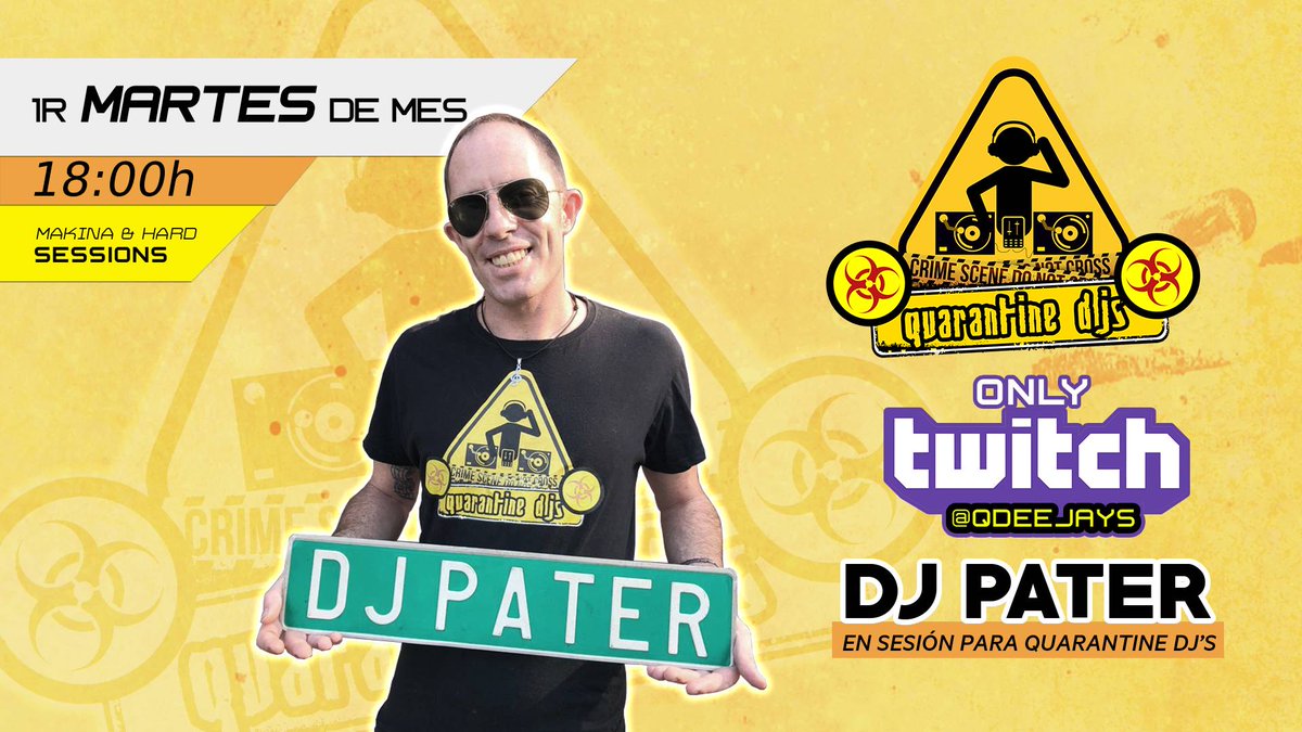 QDeejays's tweet photo. Muy buenos días familia!
Como ya dijimos volvemos a la normalidad en QuarantineDj's, y después de las fiestas de éste pasado sábado 21, os empezamos a presentar sesiones en directo otra vez!

Arranca el Sr Dj Pater que nos pinchará la sesión que el día 21 sonó en Gualta https://t.co/Tw1uZzDpkS