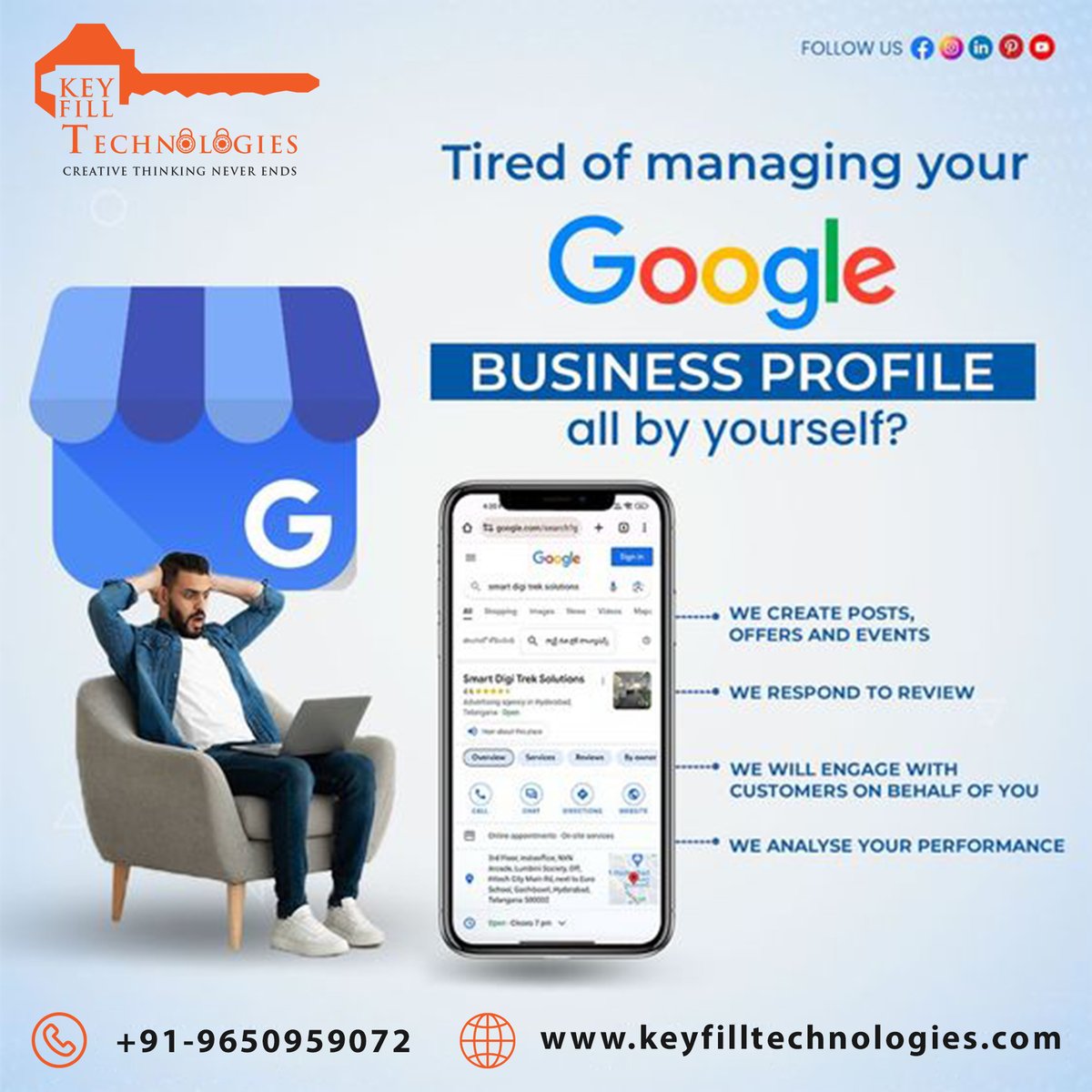 KeyfillT's tweet photo. Struggling to get noticed online? Keyfill Technologies can help! We specialize in Google My Business setup, local SEO, suspension removal, and more. #GoogleMyBusiness #GMB #LocalSEO #OnlinePresence #BusinessVisibility #SEO #MapsIntegration #BoostYourBusiness #KeyfillTechnologies https://t.co/F66M573xta