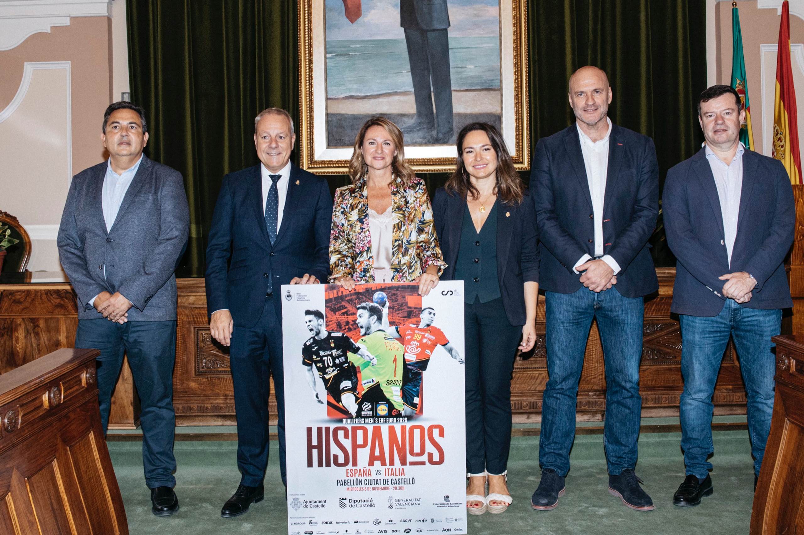 RFEBalonmano on X Presentado esta manana en Castellon AjuntCastello el encuentro de clasificacion para el europeo de 2026 que enfrentara a nuestros Hispanos con Italia en la ciudad castellonense 6