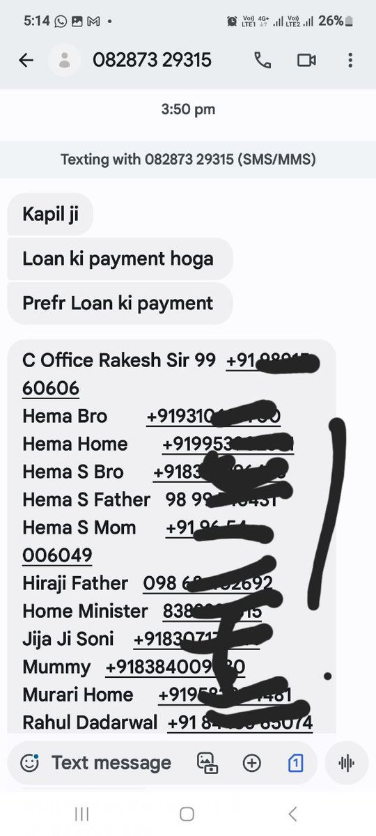 KKV_loanjustice's tweet photo. @RuLoans Your recovery agent are threatening customer to call on contact list.

Please check and take necessary action.

Prefr Loan Number #5350884

FYI @RBI

#KKV #KunalArmy https://t.co/lCKYsNLuSc