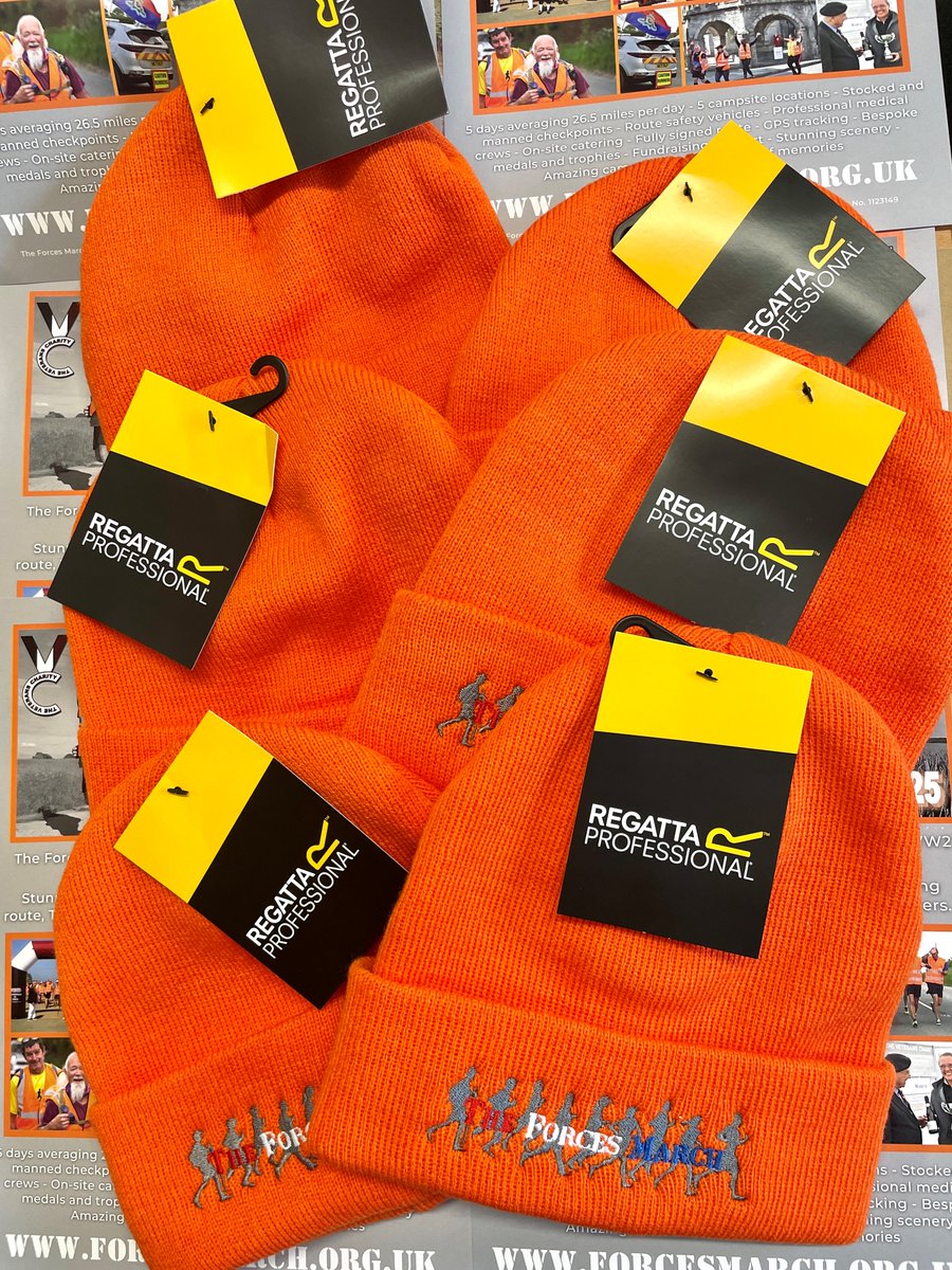 VETERANSCHARITY's tweet photo. Register your place on The Forces March 2025 by 31st October and get one of our brand new FM Beanies for FREE!!
Book your place at https://t.co/CVxuv9Z6bg #walk #run #challenge #TheFM25 https://t.co/TiGzANMadZ