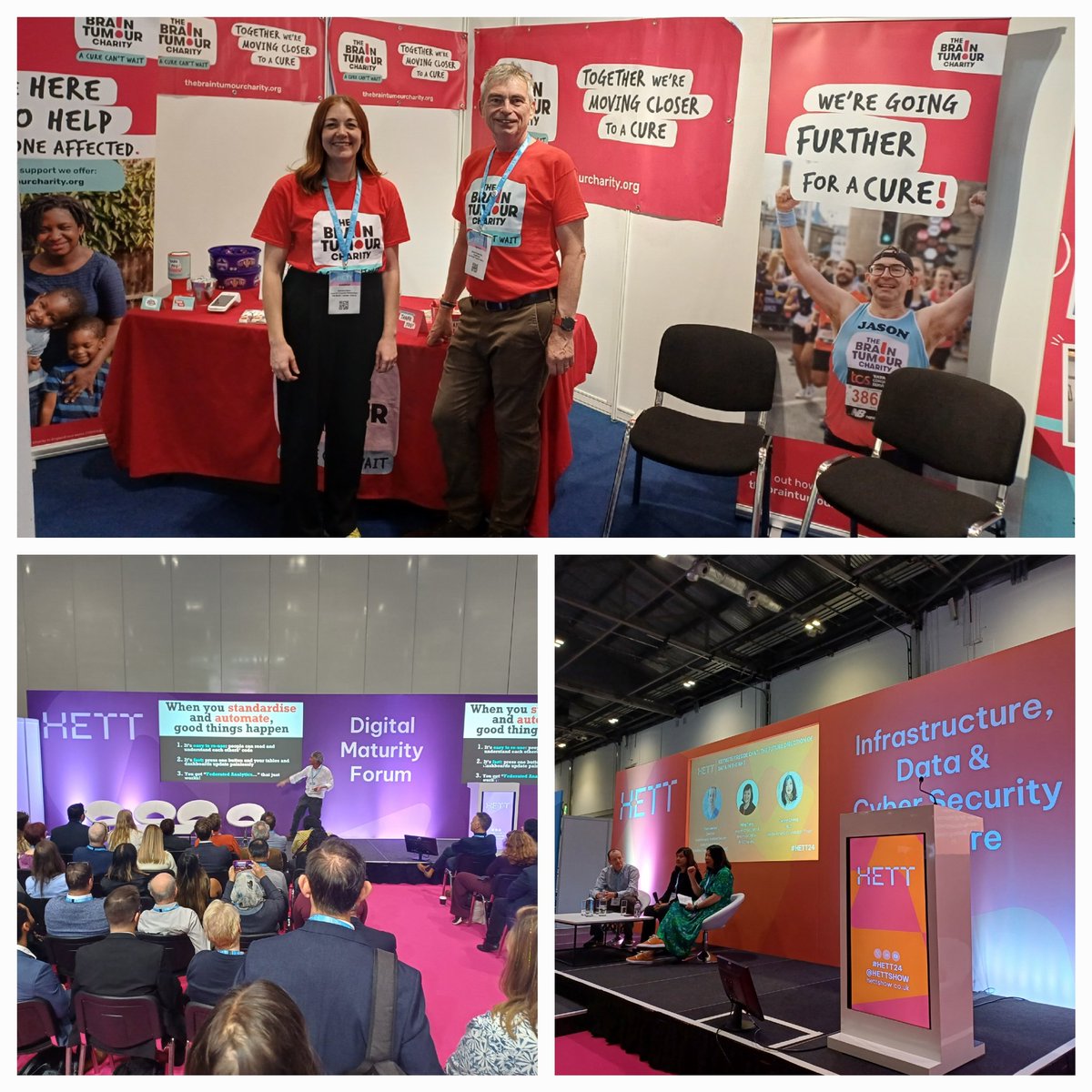 Great being at <a href="/HETTShow/">HETT Show</a> on behalf of <a href="/AMRC/">AMRC</a>. Lots of discussion about unlocking patient data for research, reflections on future of NHS data and meeting team from the wonderful <a href="/BrainTumourOrg/">The Brain Tumour Charity</a>.