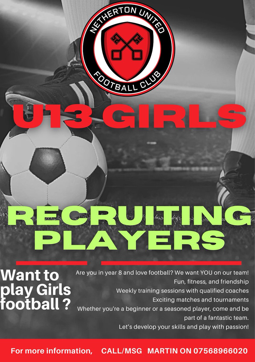 NUFCWomenGirls's tweet photo. Want to play Football ? https://t.co/cbtY1T99AY