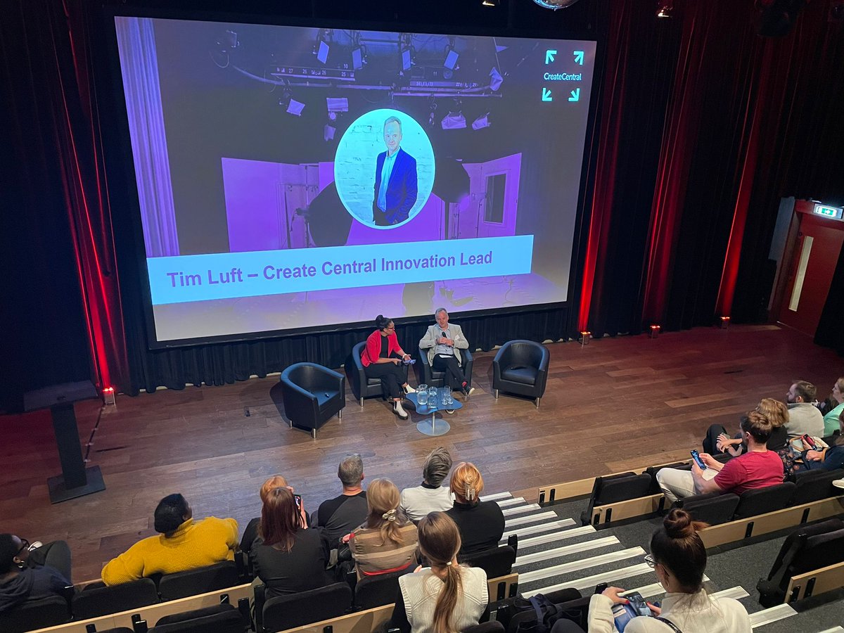 CreateCentralUK's tweet photo. We are at the @WeAreCreativeUK Creativity Unleashed events at the @UKLabour Party Conference in #Liverpool.

Great to be hosting the #CoLab showcase, highlighting the West Midlands Innovation Programme &amp; how we are turbo-charging the creative industries.

#STF #CreateCentralUK https://t.co/wiacUUlwQ8