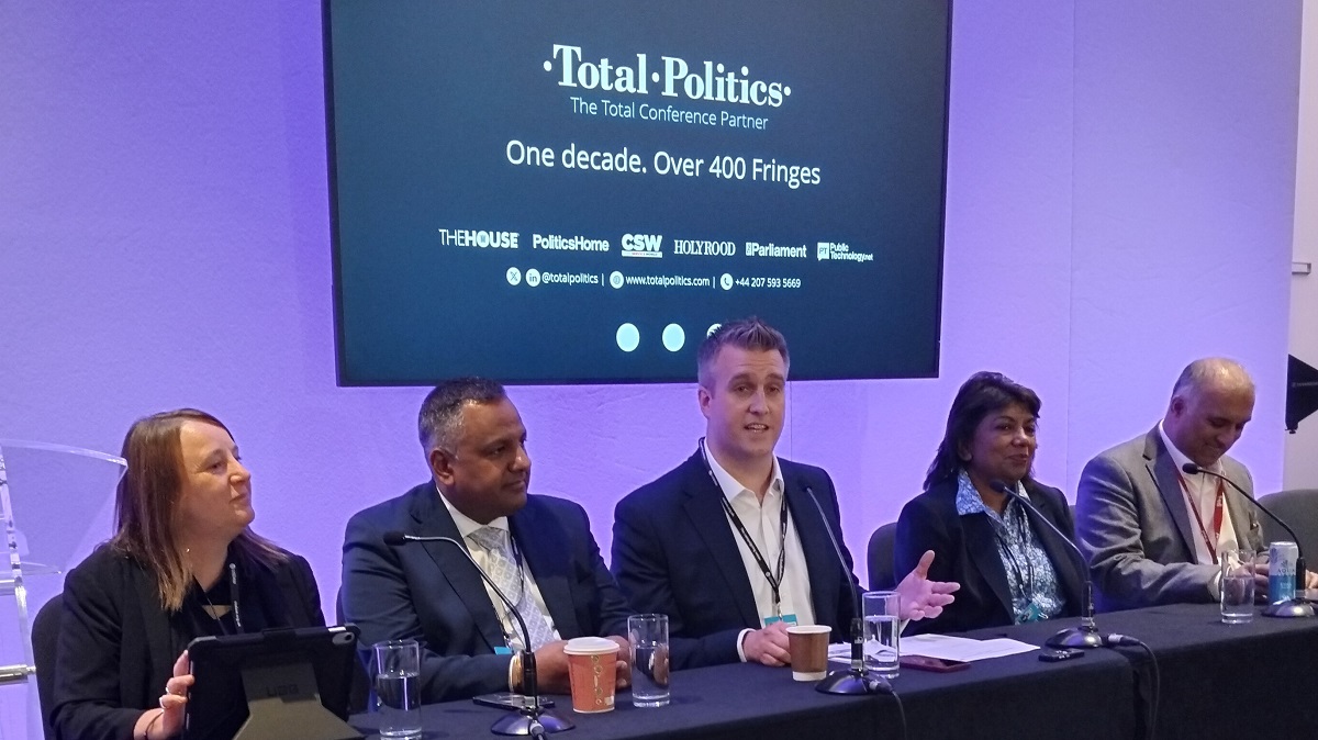 TP CEO <a href="/wallaceme/">Mark Wallace</a> chairs the <a href="/UKJTI/">JTI UK</a> event discussing the generational smoking ban with <a href="/tracygilbert72/">Tracy Gilbert MP</a> MP, <a href="/FabianLeedsNE/">Fabian Hamilton MP</a> MP (not pictured), <a href="/CllrMo/">Cllr Mo Razzaq</a> Razzaq, National Pres. of Fed. of Ind. Retailers, retailer Sue Nithyanandan, and Paul Cheema Assoc. of Convenience Stores. #Lab24