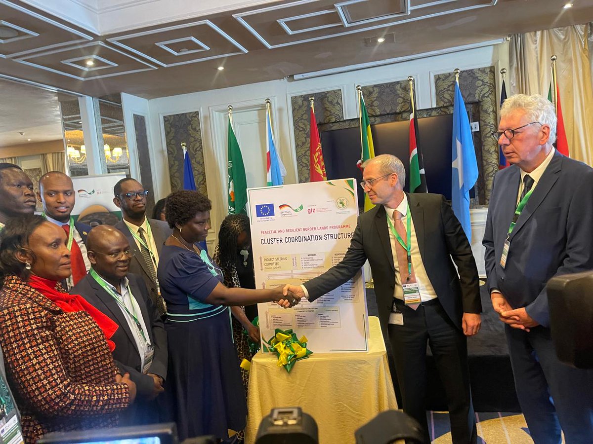 BORESHA_HoA's tweet photo. @BORESHA_HoA team attended the exciting launch of the Peaceful and Resilient Borderlands Programme #PRBP. We're thrilled to be part of the NGO consortia working on building resilience & strengthening the capacities of cross-border communities in the #ManderaTriangle. @EUinKenya https://t.co/otscE1k9S0