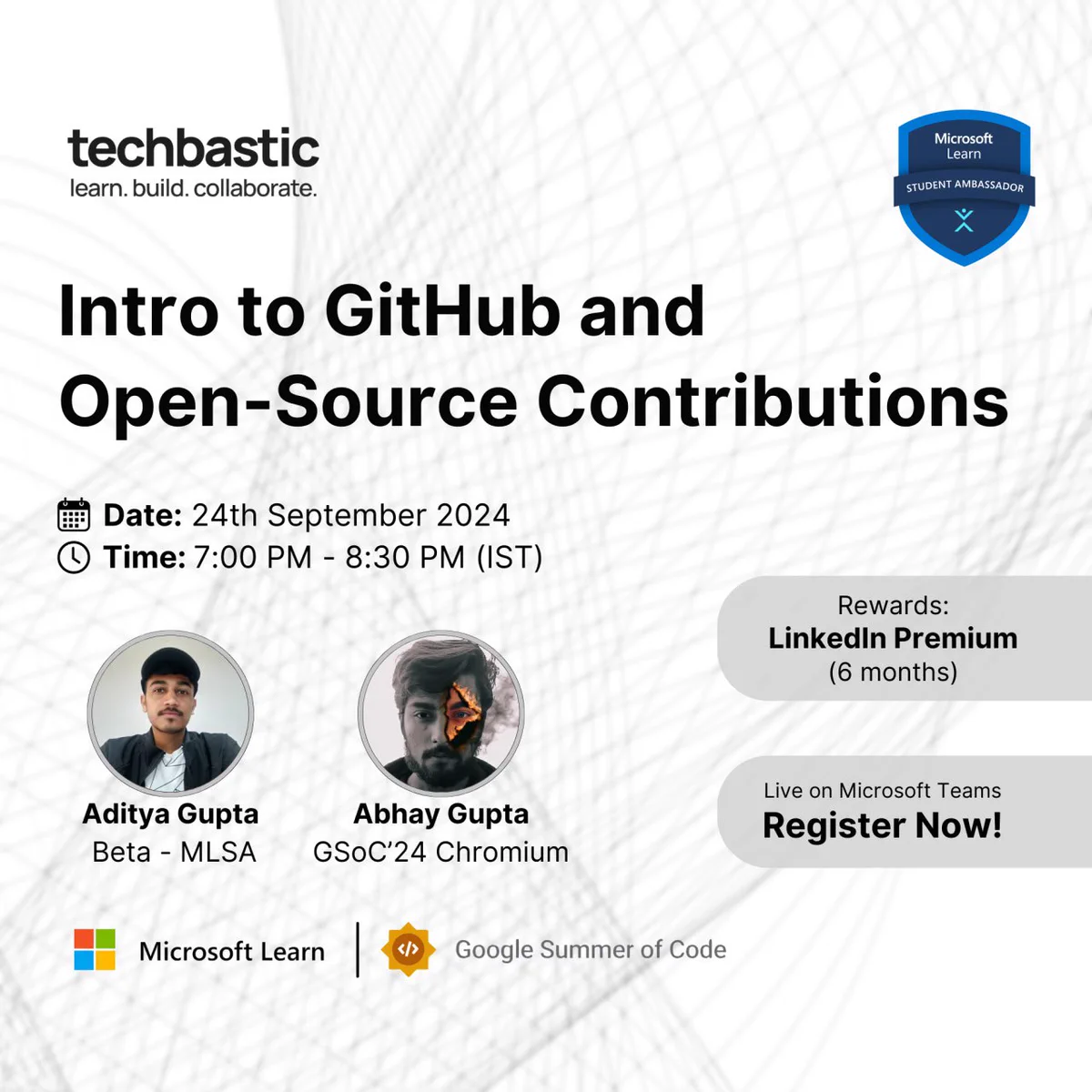 Session starts in less than 2 hours!