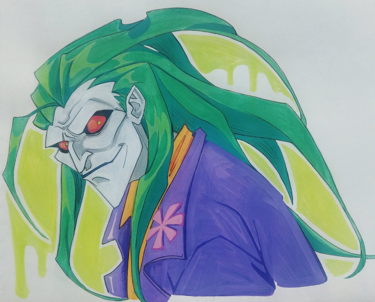 a566d7ad132b4f4's tweet photo. #Joker #Batman2004 #traditionalart https://t.co/Vym0joHLcv