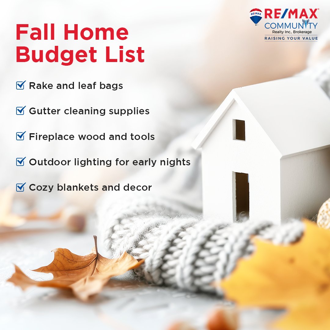 remaxcomrealty's tweet photo. Get your home ready for the coziest season with this fall prep checklist! From outdoor clean-up to creating warm indoor spaces, we’ve got your home covered. 
#FallHomePrep #REMAX #SeasonalHomeCare https://t.co/fCXkUZ4yG7
