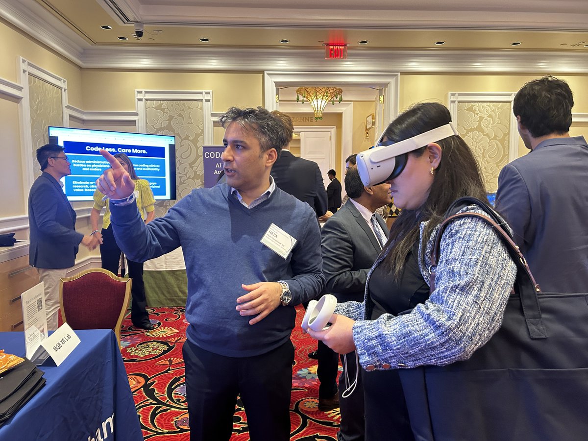 MGB Medical Extended Reality Lab (@mgb_mxr) on Twitter photo Day two begins now at the Emerging Tech Zone. Meet members of the #mgbmxrlab and experience our latest medical education VR training! #wmif2024 <a href="/MGBInnovation/">Mass General Brigham Innovation</a> Day two begins now at the Emerging Tech Zone. Meet members of the #mgbmxrlab and experience our latest medical education VR training! #wmif2024 <a href="/MGBInnovation/">Mass General Brigham Innovation</a>