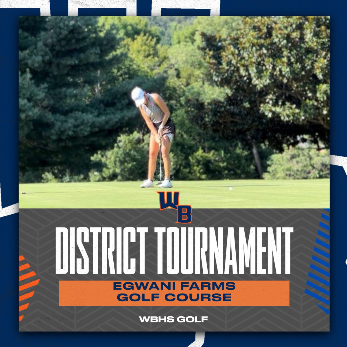 District Tournament today at Egwani Farms Golf Course.