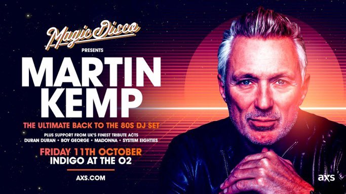 AndyFoster5's tweet image. We (Duran Duranish &amp;amp; System 80s ) are so excited to continue our support slots with @realmartinkemp . Next its Indigo at the O2 11th Oct. It’s going to be fun!
