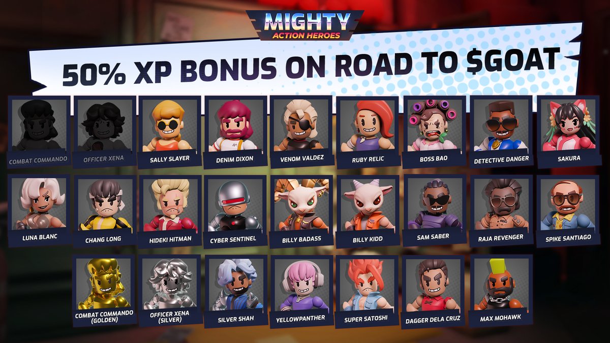 Mighty Action Heroes 💪 tweet media