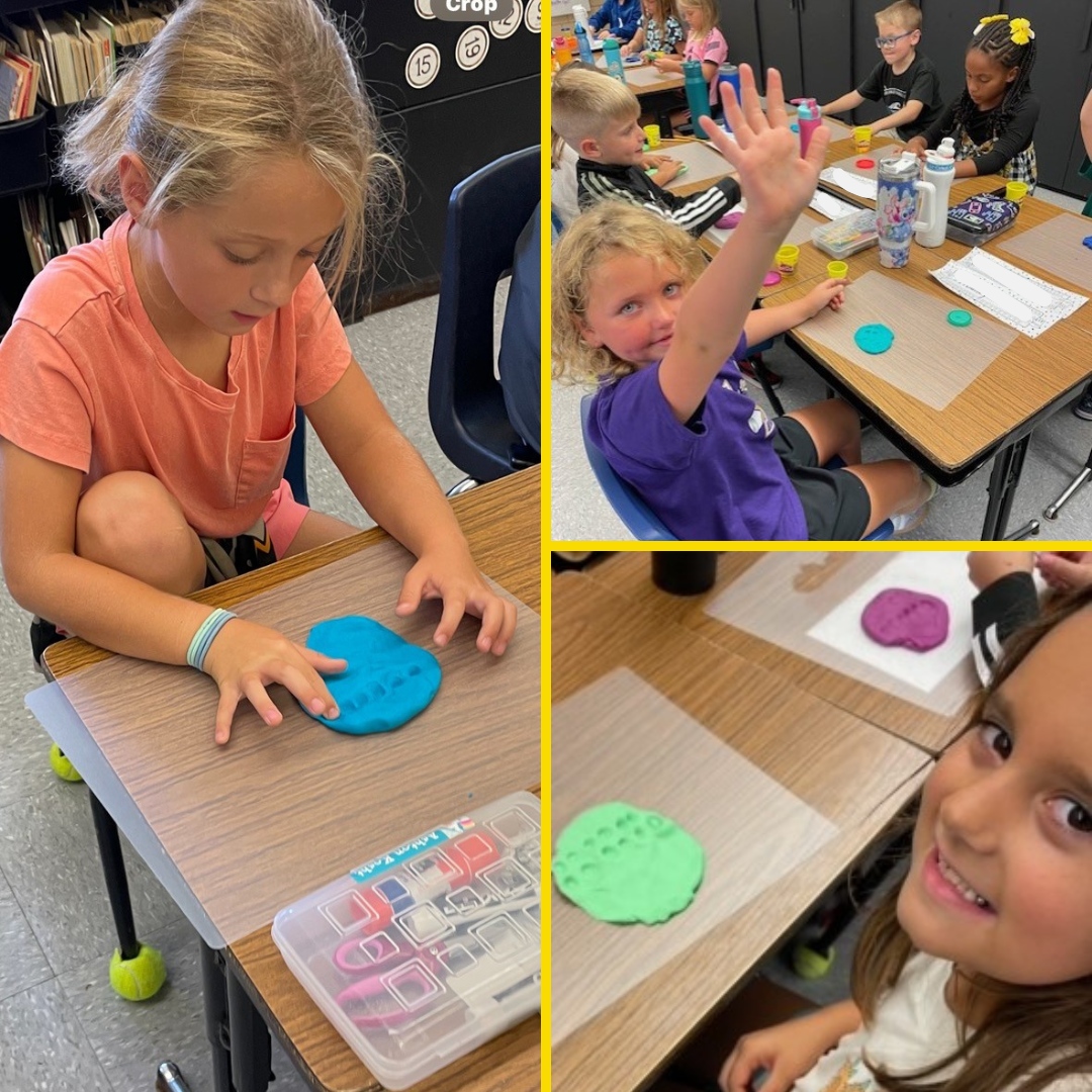 lexschoolsoh's tweet photo. 🔢 Hip Hip Array! Mrs. Walters' second-grade class at Central had a blast creating playdough arrays to make math fun and hands-on. Learning is always better when you can get creative! #GoBigLEX https://t.co/4poiGgdOQE