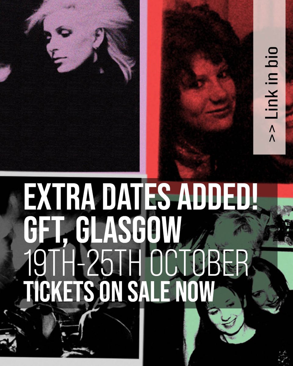 MORE GLASGOW DATES ADDED &amp; TICKETS AVAILABLE NOW! 🚨🚨🚨

After our Glasgow premiere  sold out in 30 minutes, <a href="/glasgowfilm/">GFT</a> have confirmed a week long run of screenings including a Q&amp;A with Directors Carla and Blair on Sat 19th Oct. 

Tickets for all screenings are on sale NOW!