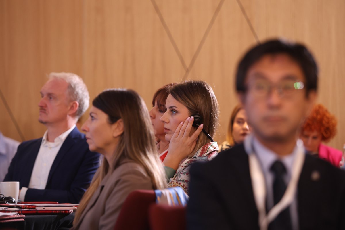 BelenSanzLuq's tweet photo. Excited to host a historic conference w/ @ShendetesiaAL, convening 80+ officials from Europe &amp; Central Asia.

Our discussions will shape key commitments for the #Beijing30 Regional Review in October &amp; #CSW69. Let’s accelerate progress through actionable change &amp; lasting impact! https://t.co/VljfwidarU