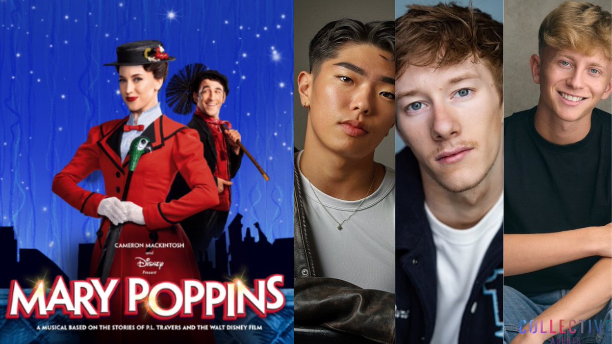🎺YUJIN PARK, CALLUM ROSE and JAY LUCA ALLAN will be joining the cast of the UK and Ireland Tour of 'Mary Poppins'.
Yujin will be playing the role of ‘Neleus', Callum will be performing as 'Swing’ and Jay is ‘Ensemble,1st cover Neleus’. 🎺