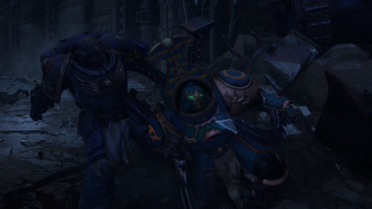 BeardSmeared's tweet photo. Space marine 2 is a beautiful looking game, even when it's badass. 
#spacemarine2 #spacemarine #warhammer40000 #warhammer #thousandsuns #ultramarines #gamesworkshop #saberinteractive https://t.co/PRtGE32PhX