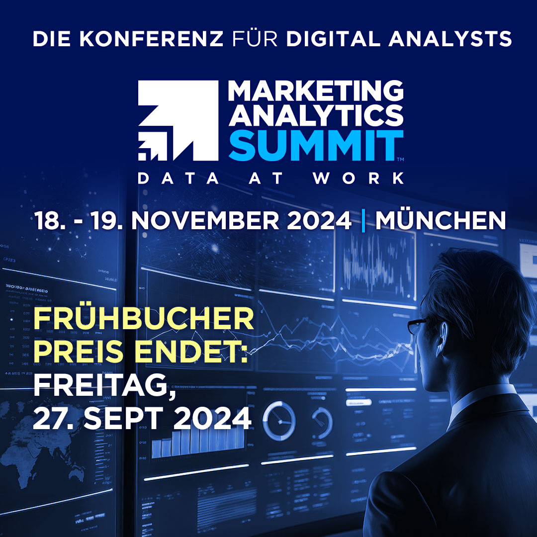 Bist du bereit für NEXT. LEVEL. ANALYTICS? Sichere dein Ticket und spare bis zu €400 – nur bis Freitag! Freu dich auf top Analyse-Methoden, praxisnahe Strategien und wertvolles Networking.

👉 ow.ly/6nRV50Tu8IP

#MASConf #marketinganalyst #marketinganalytics