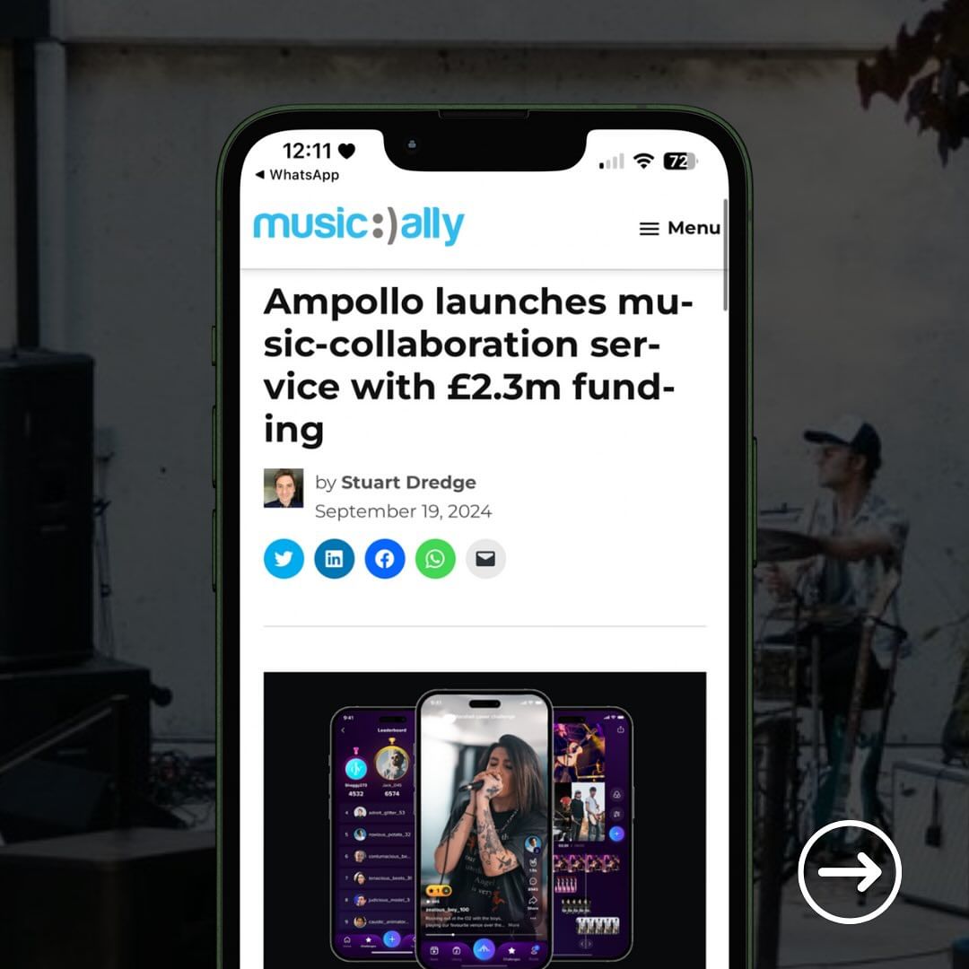 ampollo_music's tweet photo. We’ve been featured 👀👀

We’re so proud of the community we’re building of musicians, artists and fans globally, empowering them to collaborate, earn new revenue streams and access studio tools on the go.

Check out the full articles in the links below🔗 https://t.co/waobAISiEH