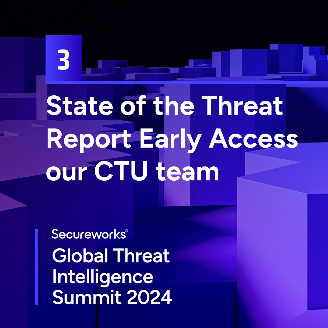 VazquezSCWX's tweet photo. Be the first to get the latest #cybersecurity threat intelligence! 📊🔒  

All registrants will receive exclusive early access to the 2024 State of the Threat report, packed with insights and trends from our Counter Threat Unit.  https://t.co/jcSGnctwtL https://t.co/LHYoO3IAqK