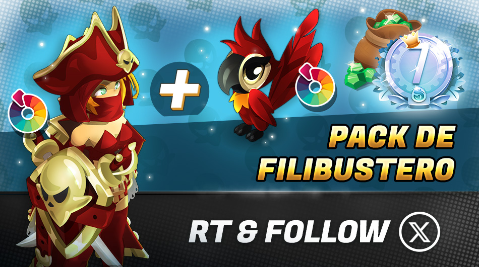 ⚓ ¡Conviértete en un verdadero pirata y aborda miles de tesoros con el Pack del Filibustero!
🍀 RT y follow para intentar llevarte a casa un pack de Filibustero