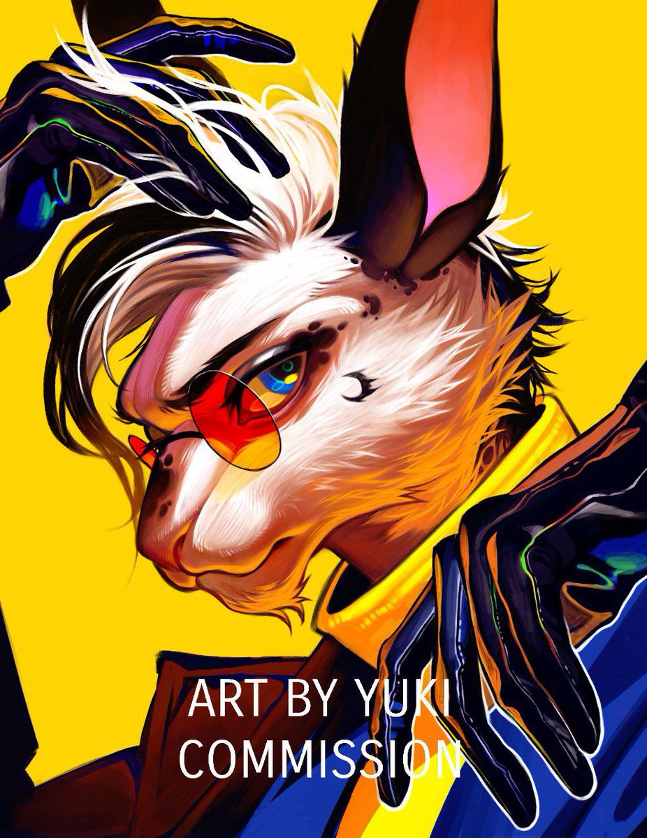 Commission done for MilloHops🐰

#CommissionedArt #Furry #ArtCommission #yuki #illustration #conceptart #characterdesign #portrait