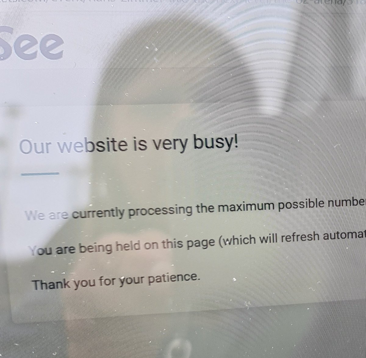 chrissydran's tweet photo. Here we go again🤬 @seetickets have you not learned anything from Ticketmaster?!? Waited all morning for @HansZimmerLive now this🤷🤷 https://t.co/ZCOHK9T61Y